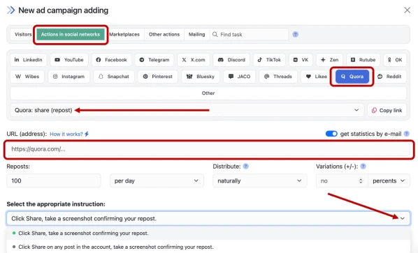 Quora: boosting reposts - 4