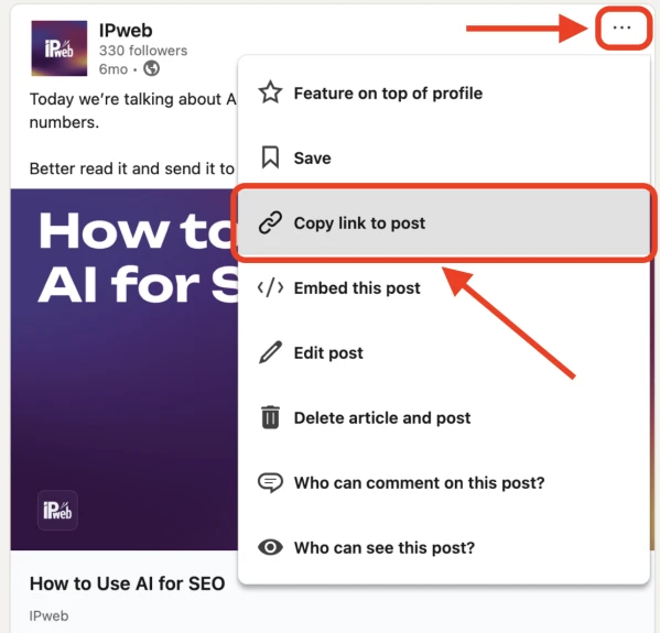 LinkedIn: boosting reactions - 2