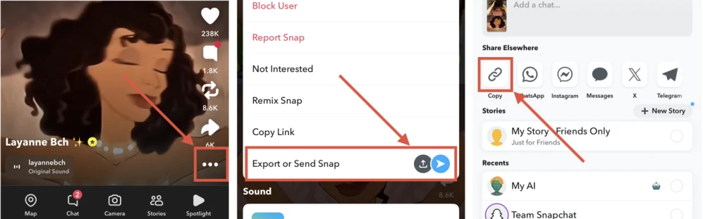 Snapchat: boosting likes on videos - 1
