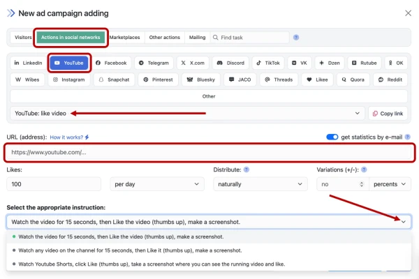 YouTube: likes boost - 2