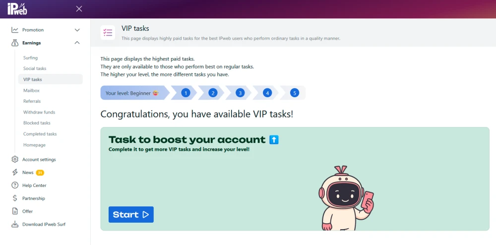 How to get access to high-paying VIP Tasks? - 2