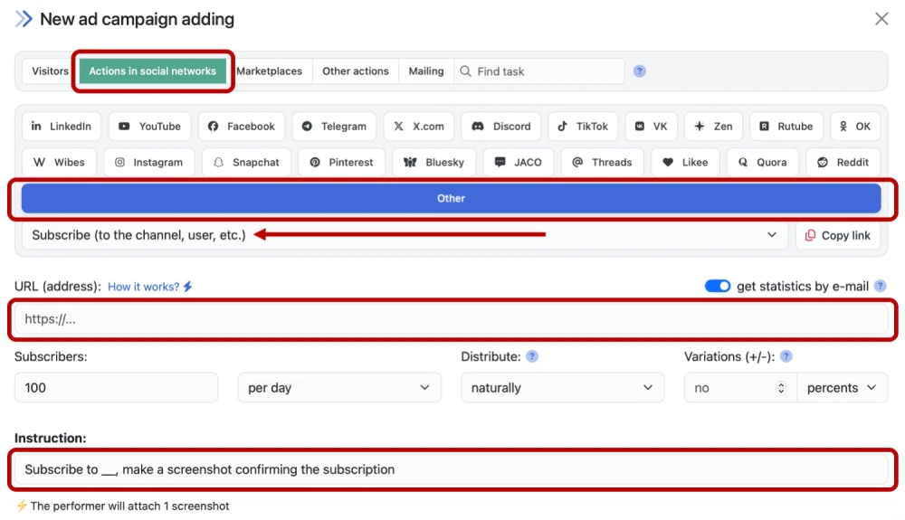 Boosting subscribing - 2