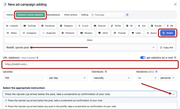 Reddit: boosting upvotes for a post - 3