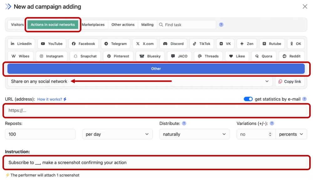 Buy reposts in social networks - 2