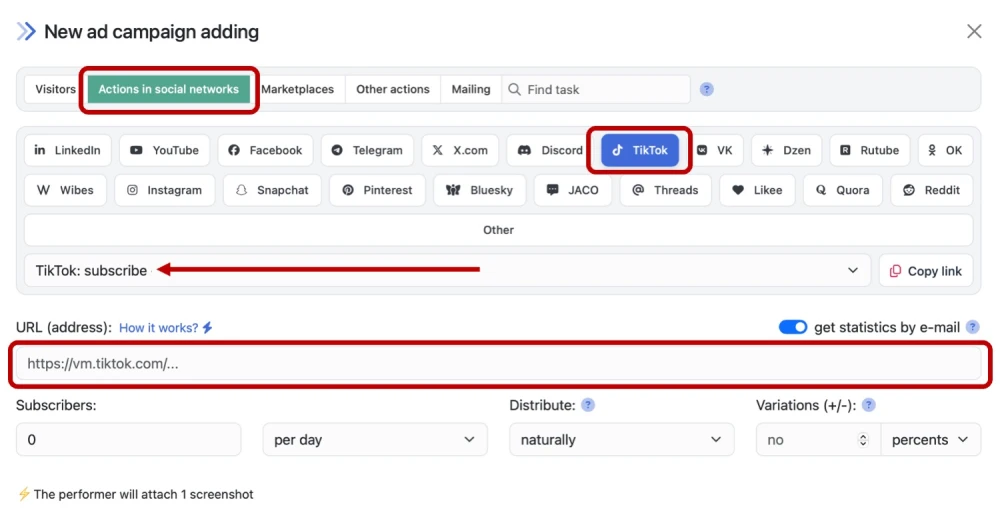 TikTok: subscribe - 3