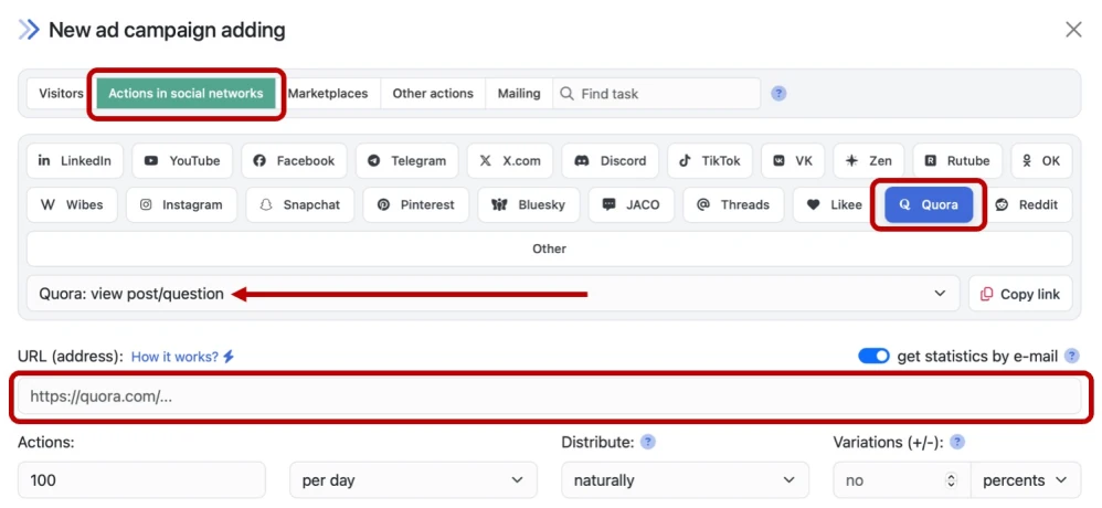 Quora: boosting views of a post/question - 4